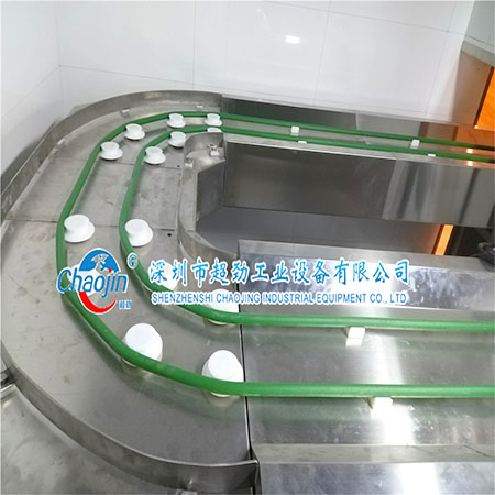 U型环型餐具回收线1