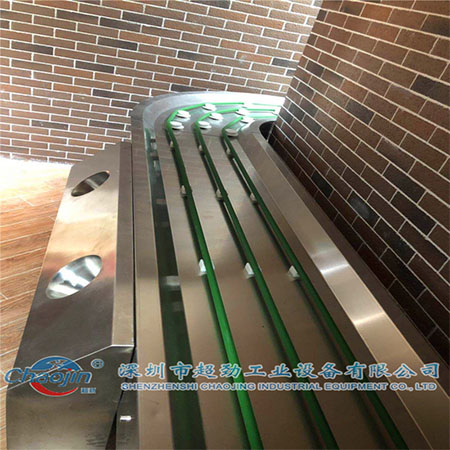 广圆带式餐盘回收线4